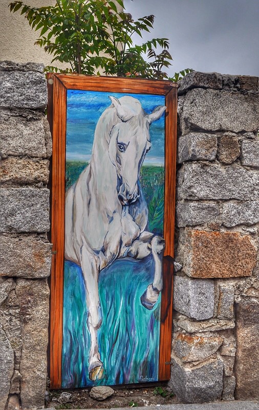 Pintura mural caballo Collado Mediano Madrid